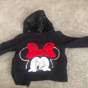 Disney zip up sweater